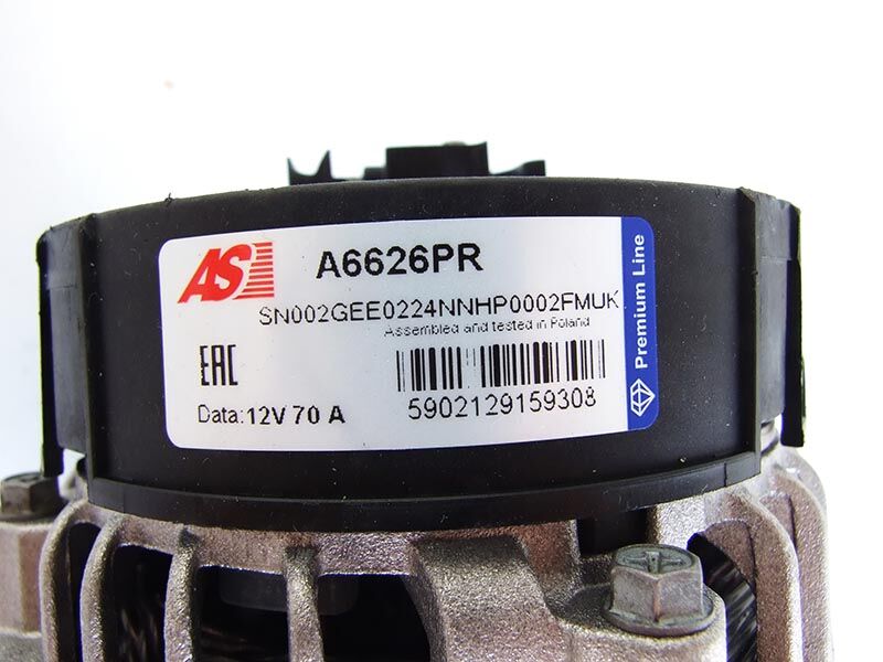 Alternator marelli 12v 70a fiat punto iii 1.2 zast