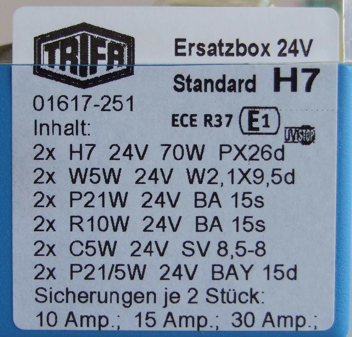 Garnitura sijalica 24v 70w h7 px26d dupli set