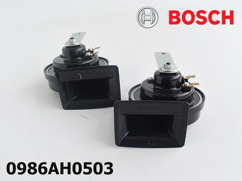 Sirena dvoglasna 12v bosch puz crna