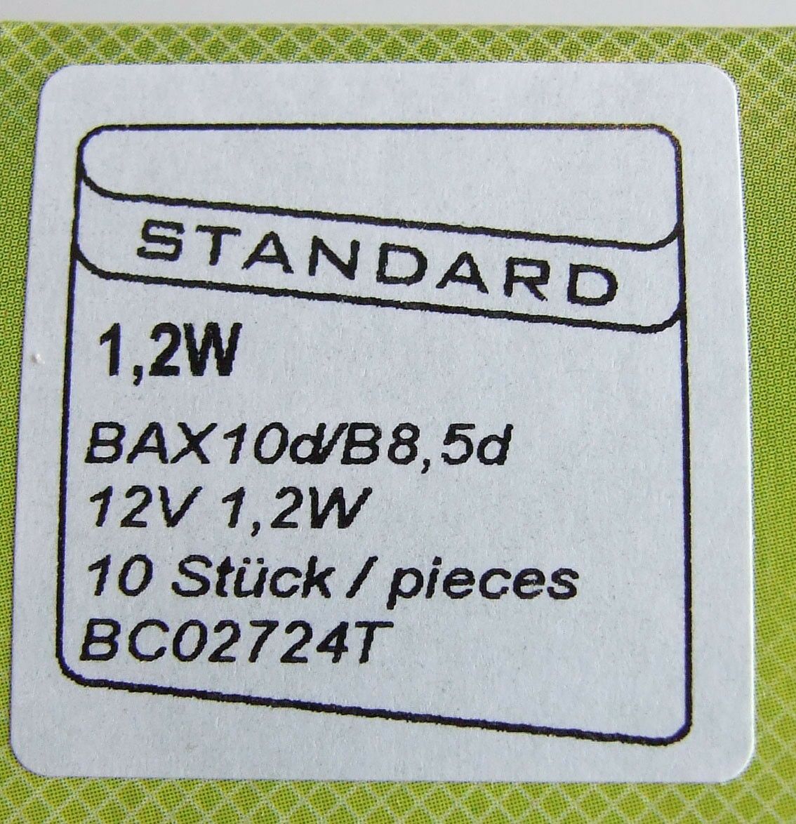 Sijalica 12v 1.2w b8.5d t5 sa