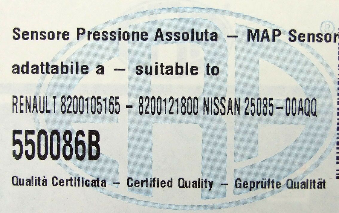 Map senzor reno clio ii 1-4 16v 2001-laguna ii 1-9